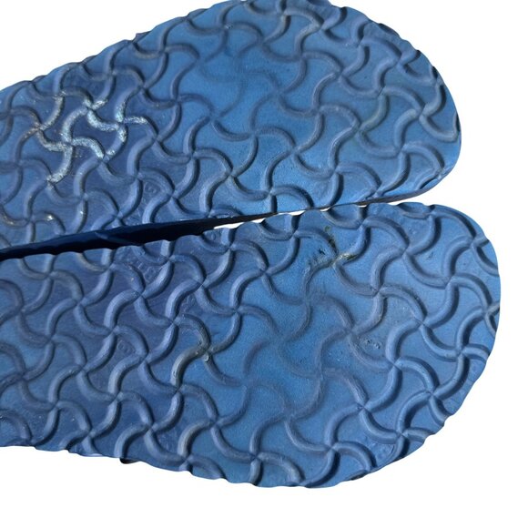 Birkenstock Blue EVA Gizeh Sandals EU 39 W 8/M 6 Slip-On Women's Casual Footwear - Picture 7 of 7